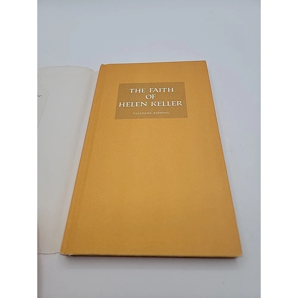 Helen Keller The Faith of Helen Keller Hardcover 1967 Hallmark Editions Good